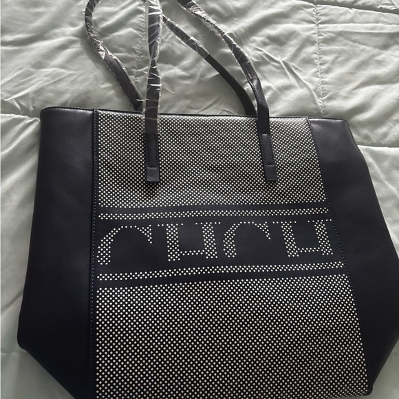 CHCH Handbags - Chic Black and White Tote Bag